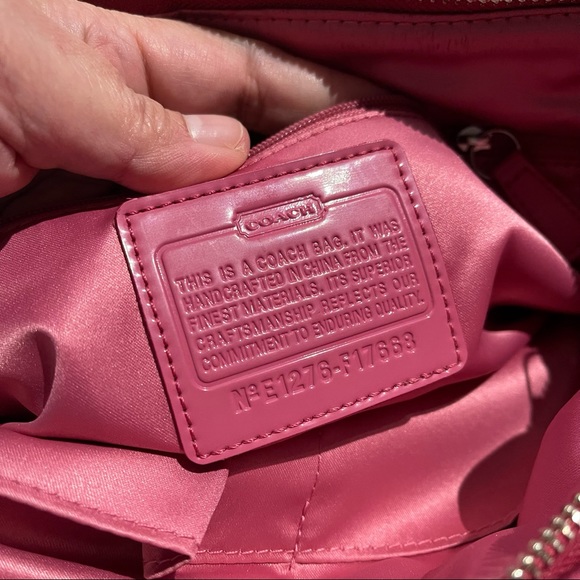 Coach stitched signature nylon tote - Picture 9 of 9